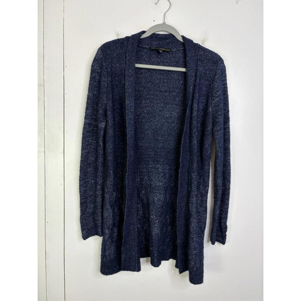 Whbm Sweater Womens Small Cardigan Cableknit Longline Chunky Wool Blend